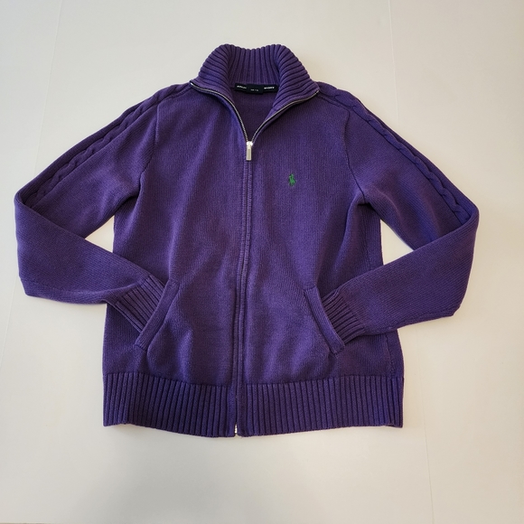 Ralph Lauren Sport Sweater Purple Large - Picture 11 of 13
